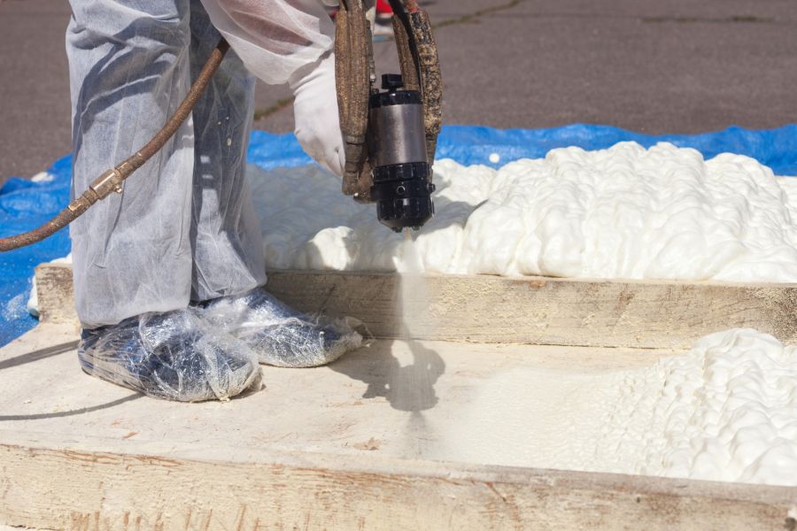 Spray Polyurethane Foam Roofing by K-CO Construction, LLC